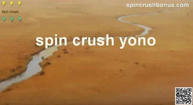 Spin Crush Yono logo and brand identity illustration for India users